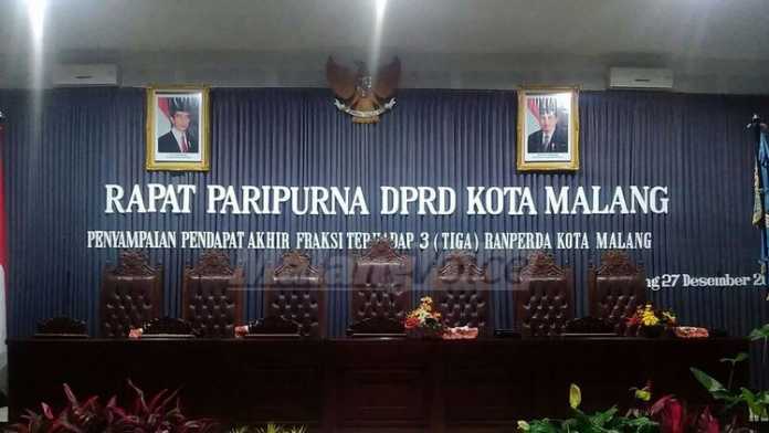 Ruang Rapat Paripurna DPRD Kota Malang. (Muhammad Choirul)