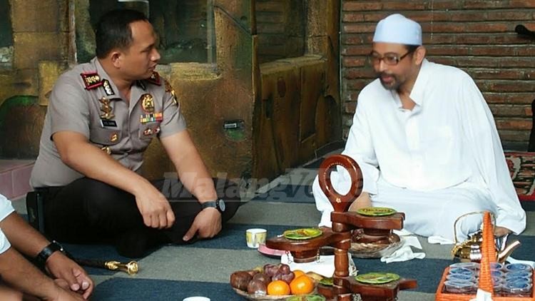 Kapolres Malang, AKBP Yade Setiawan Ujung saat melaksanakan safari ke tokoh agama (Subag Humas Polres for MVoice)
