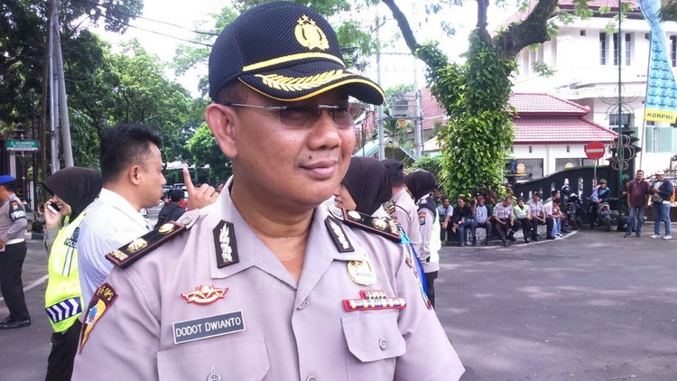 Kabag Ops Polres Malang Kota Kompol Dodot Dwianto. (deny)