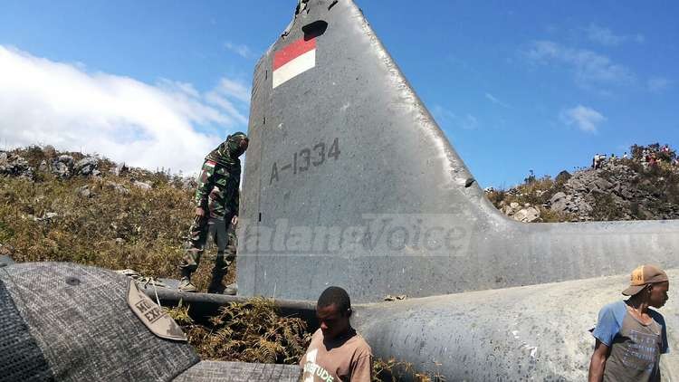 Pesawat Hercules yang jatuh di Wamena, Papua