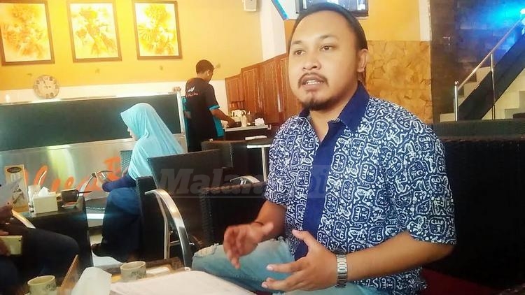 Corporate Secretary & PR Persema Malang, Dito Arief. (Muhammad Choirul)