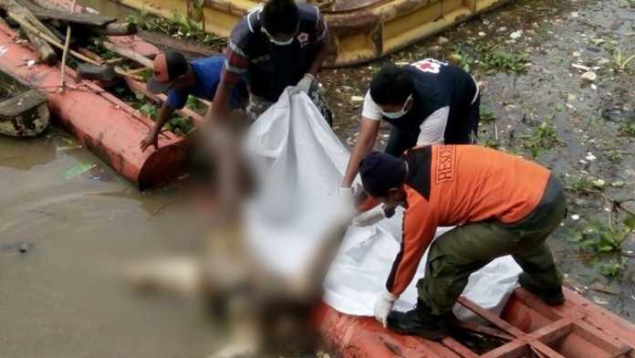 Evakuasi penemuan mayat di Bendungan Sengguruh (doc. PMI Kabupaten Malang)