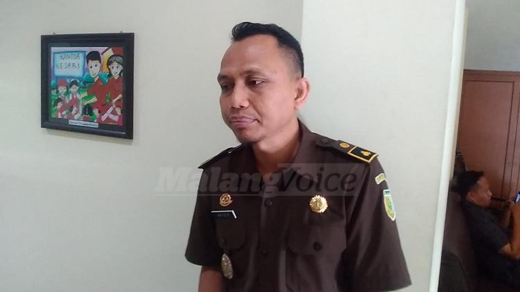 Kasi Intel Kejari Kota Malang, M Arief. (deny)
