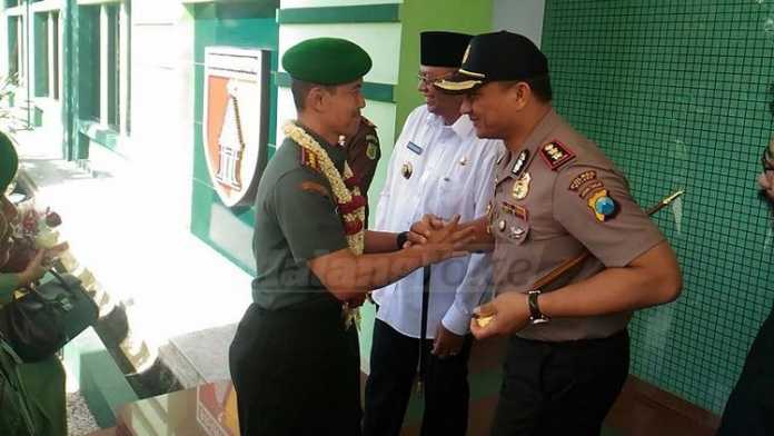 Kunjungan kerja Danrem 083/BDJ Kolonel (Arm) Budi Eko Mulyono SSos SSi ke Kodim 0818/Malang-Batu (Tika)