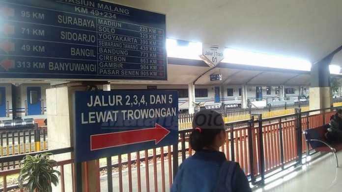 Stasiun Kota Baru Malang. (deny)