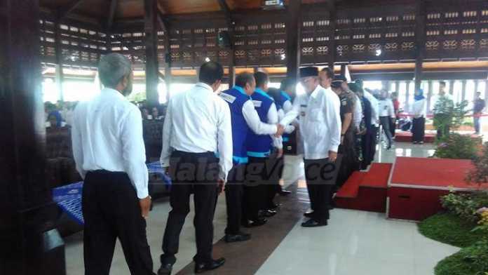 Pengukuhan Satber Pungli di Pendopo Agung, Kabupaten Malang (Tika)