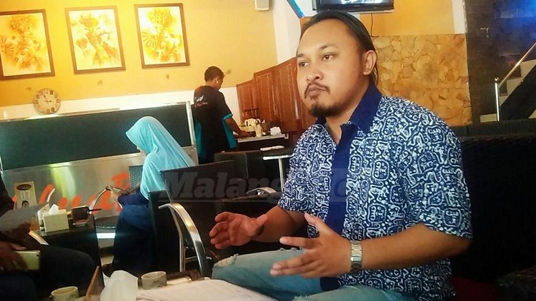 Sekretaris DPD PAN Kota Malang, Dito Arief. (Muhammad Choirul)