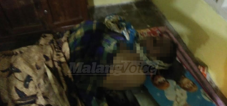 Korban saat di rumah duka.