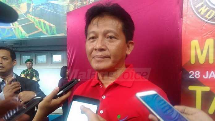 Ketua Pengkot Taekwondo Kota Malang, Bambang Kalijogo. (Muhammad Choirul)
