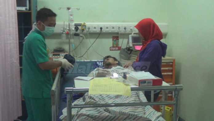 Korban dirawat di RS Saiful Anwar. (deny)