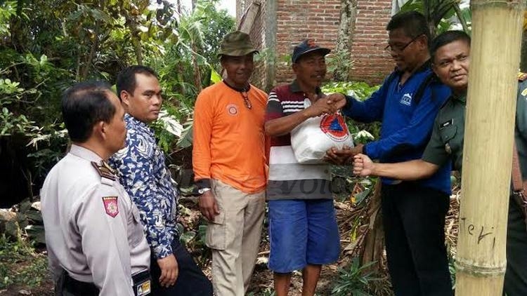 pemberian bantuan oleh BPBD Kabupaten Malang