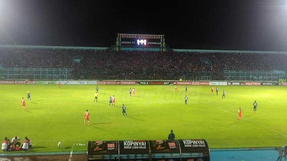 Arema FC vs Persija Jakarta. (deny)