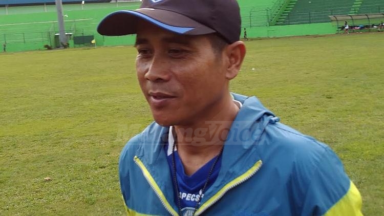 Asisten Pelatih Arema FC, Joko Susilo. (deny)
