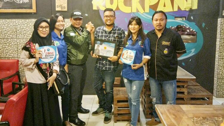 BNN bersama Granat dan Duta Anti-Narkoba Kota Malang menggelar sosialisasi jenis narkotika baru. (Granat Kota Malang)