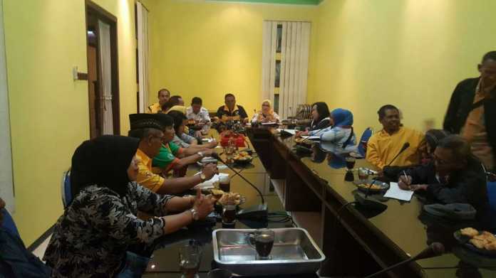Pengurus Partai Golkar Kecamatan Blimbing menggelar konsolidasi organisasi. (Ist)
