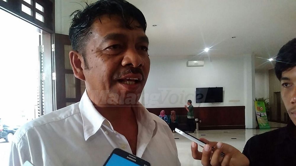 Ketua Fraksi PAN DPRD Kota Malang, Mohan Katelu. (Muhammad Choirul)