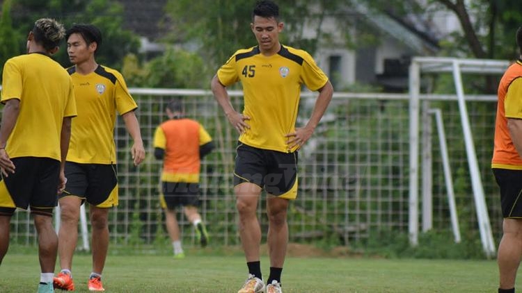 Ryuju Utomo saat masih berlatih dengan Arema FC. (deny)