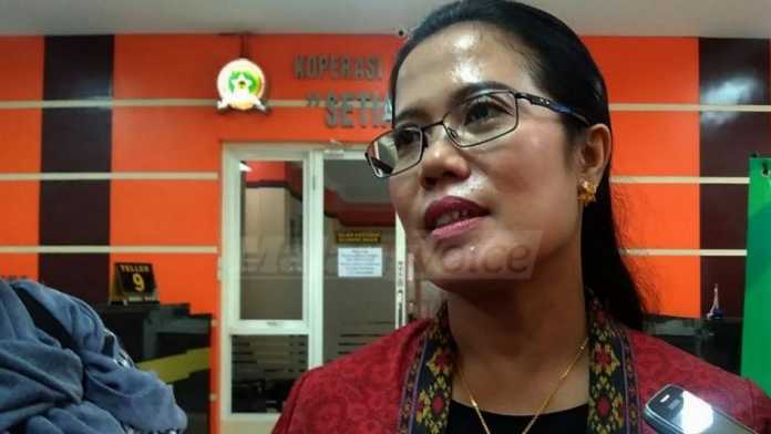 Sekretaris DPD PDIP Jawa Timur, Sri Untari. (Muhammad Choirul)
