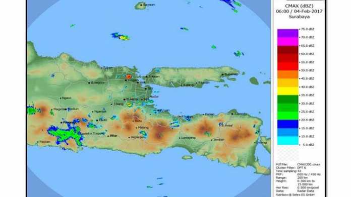 Update cuaca dini dari BMKG Jawa Timur