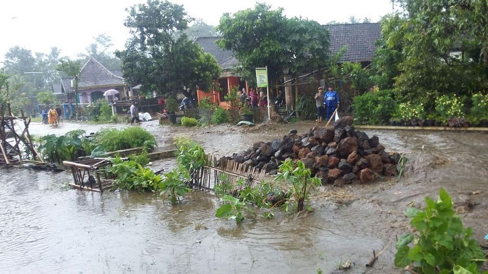 Bencana banjir dan puting beliung di Dusun Blandit (ist)