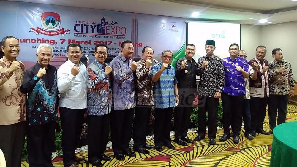 Indonesia City Expo 2017 resmi dilaunching. (Muhammad Choirul)