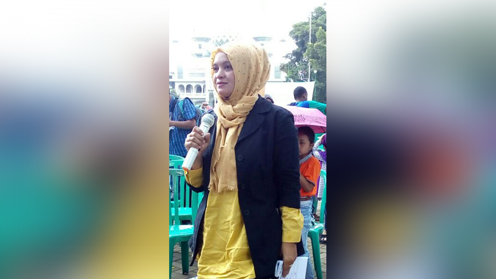 Ketua DPD Perindo Kota Malang, Laily Fitriyah Liza Min Nelly.