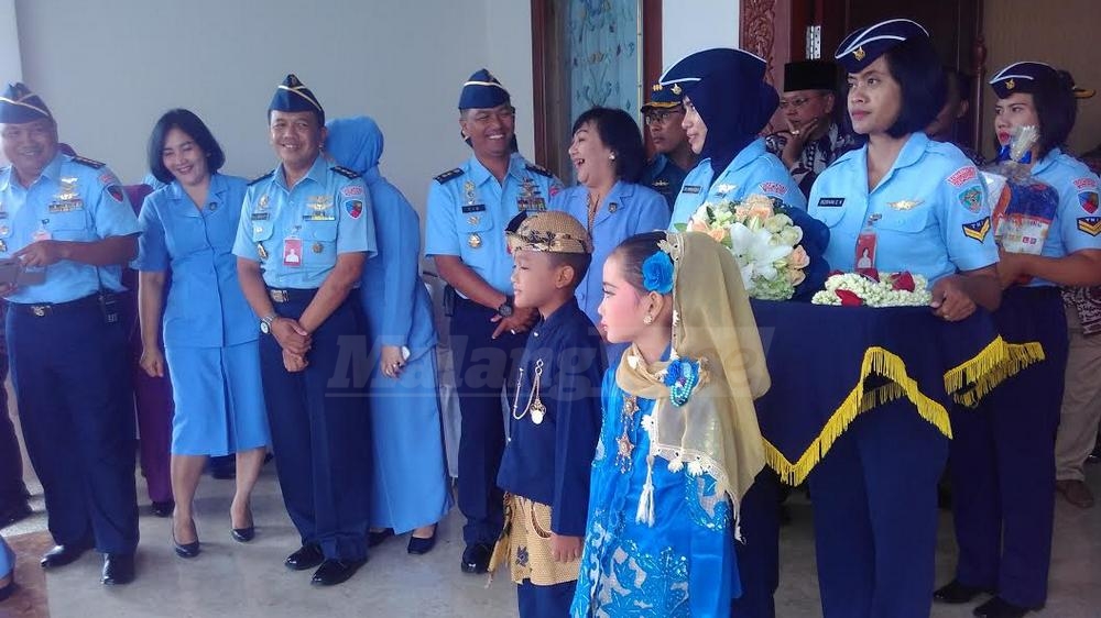 Persiapan kedatangan Marsekal TNI Hadi Tjahjanto di Lanud Abdulrachman Saleh (Tika)