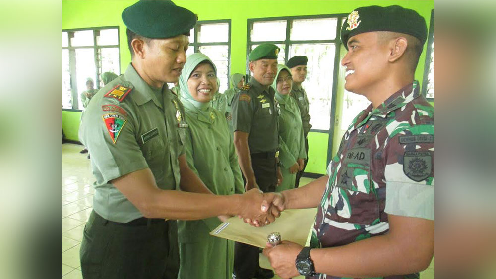 Denhub Divif 2 Kostrad Gelar Laporan Korps Penerimaan dan Pindah Satuan Prajurit