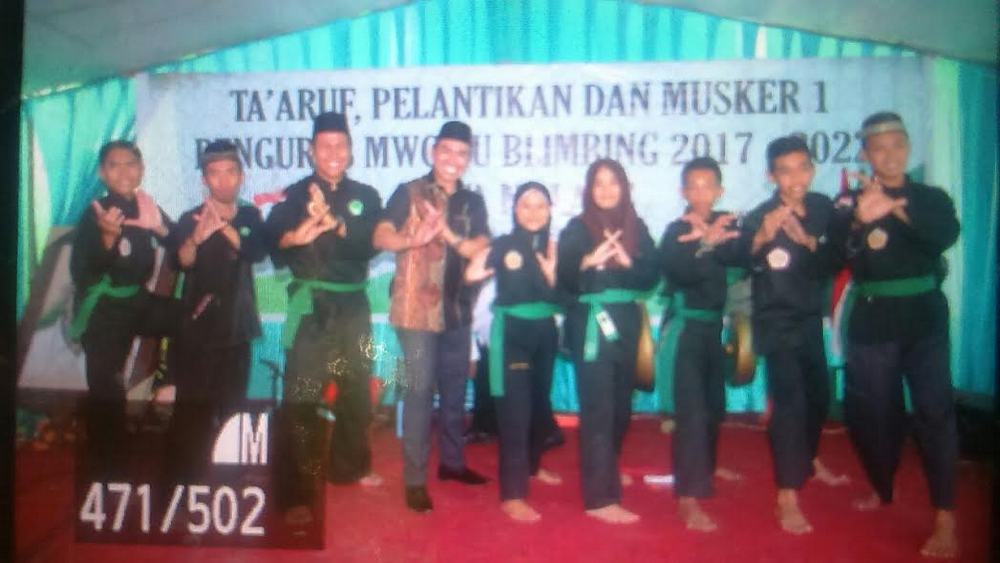 Wali Kota Malang, HM Anton, menghadiri Pelantikan dan Musker 1 Pengurus MWC NU Blimbing. (Bagian Humas Pemkot Malang)