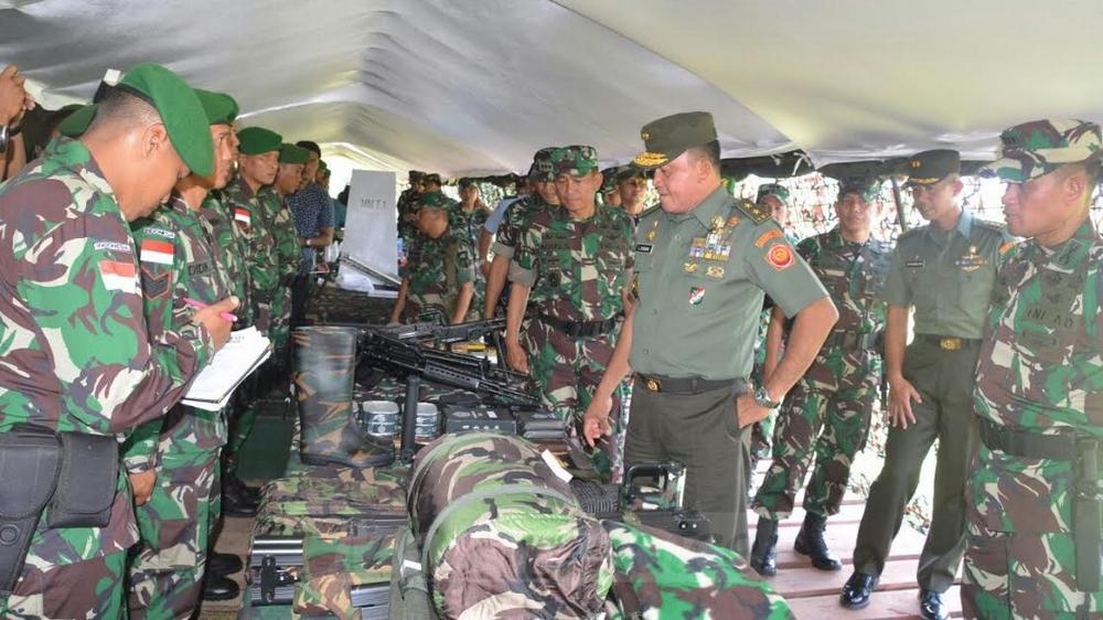 As Ops Panglima TNI Cek Kesiapan Prajurit Yonmek 512/QY. (istimewa)