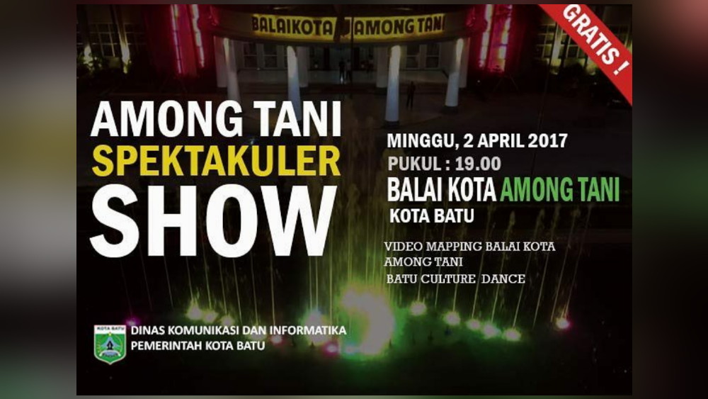 Malam Ini, Among Tani Spektakuler Show Meriah dengan Water Dance dan Pesta Rakyat