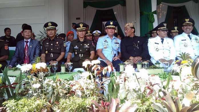 Upacara HUT ke-103 Kota Malang. (Muhammad Choirul)