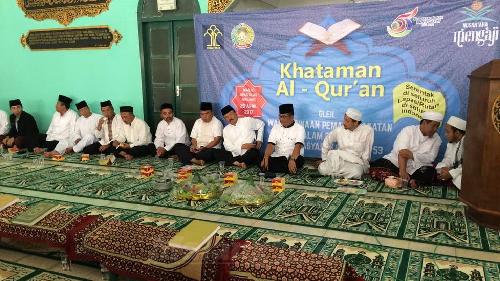 Lapas Lowokwaru Ikut Pecahkan Rekor Khataman Al Quran