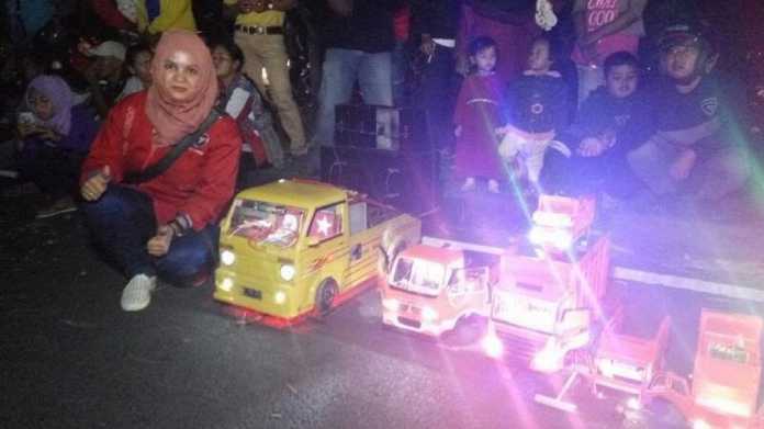 Kontes miniatur truk sukses digelar Perindo Kota Malang. (Ist)