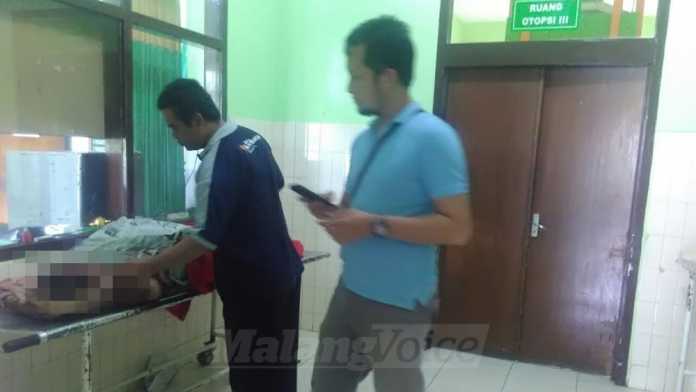 Korban dibawa ke RS Saiful Anwar. (deny)