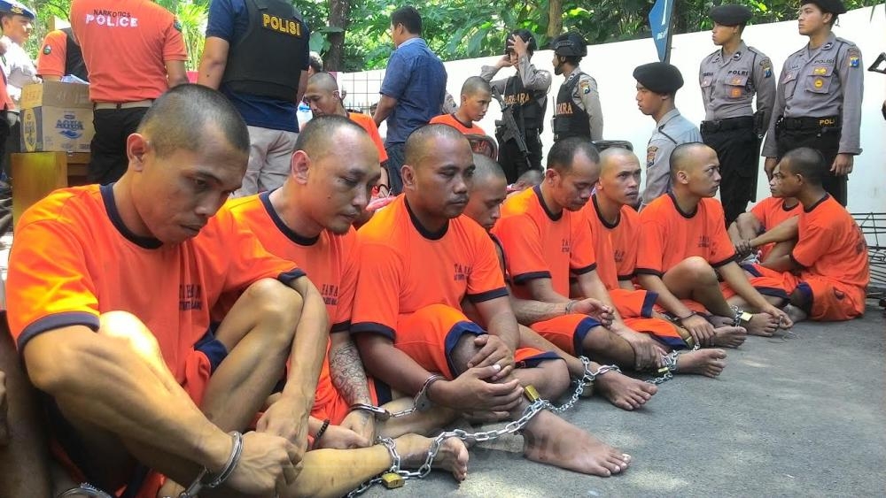17 tahanan Polres Malang berhasil dibekuk kembali setelah sebelumnya kabur.(Miski)