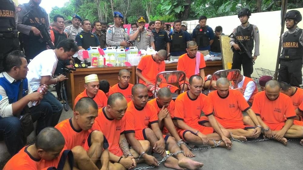 17 tahanan yang kabur berhasil ditangkap Polres Malang.(Miski)