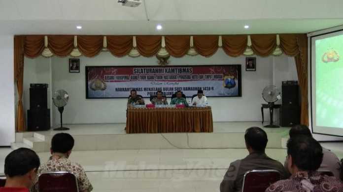 Pertemuan di Mapolres Malang Kota. (deny)