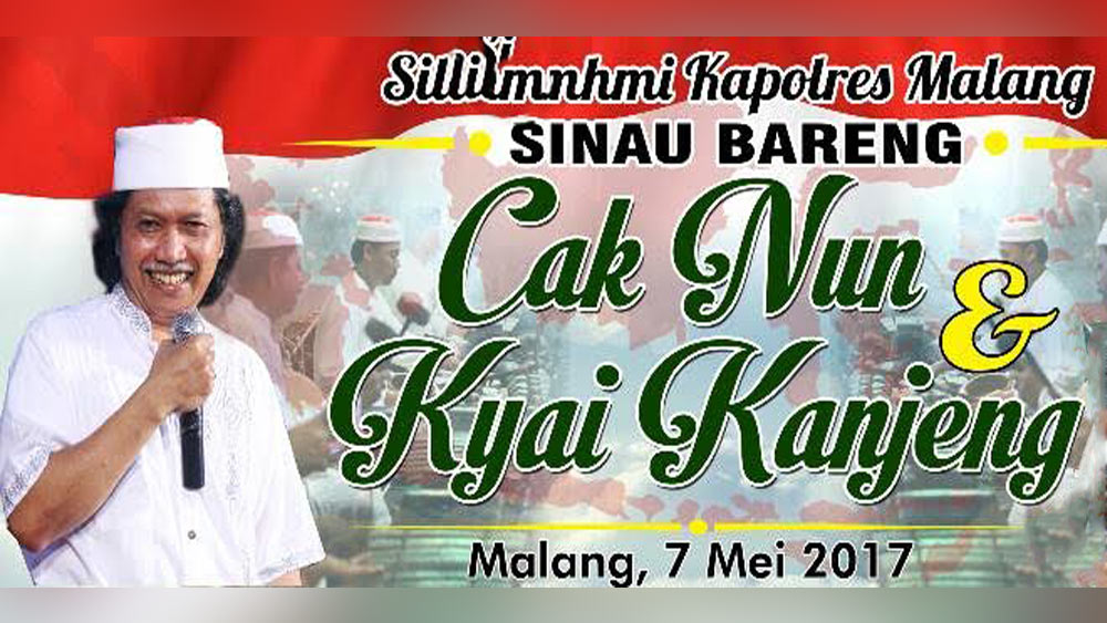 Sinau Bareng Cak Nun dan Kyai Kanjeng di Mapolres Malang