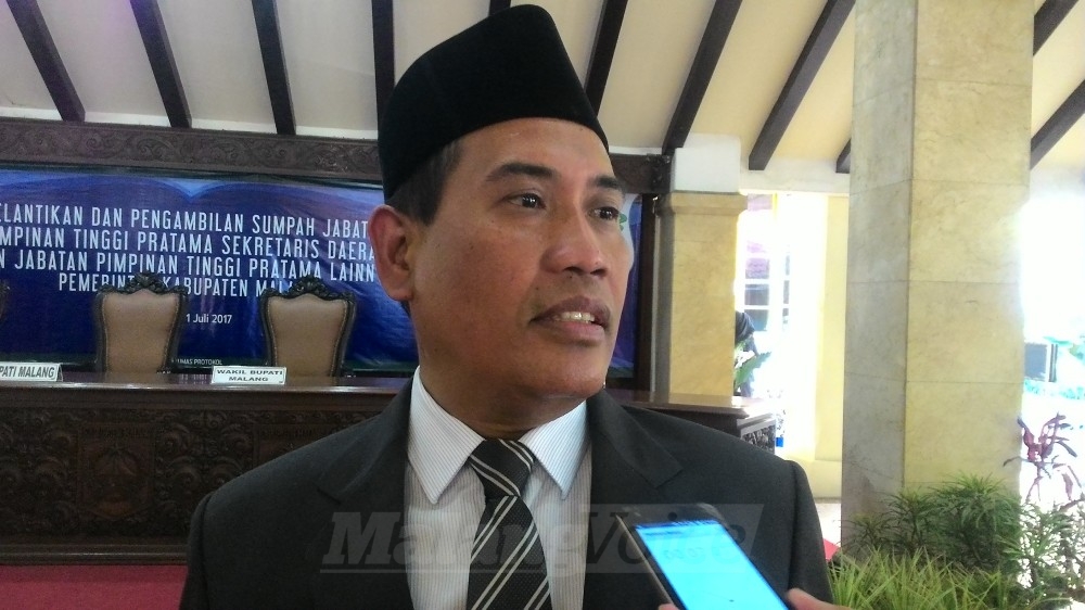 Kepala Dinas Pendidikan Kabupaten Malang, M Hidayat.(Miski)