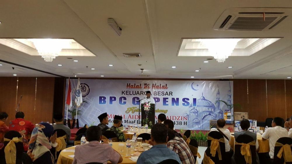 Halalbihalal BPC Gapensi Kota Malang. (istimewa)
