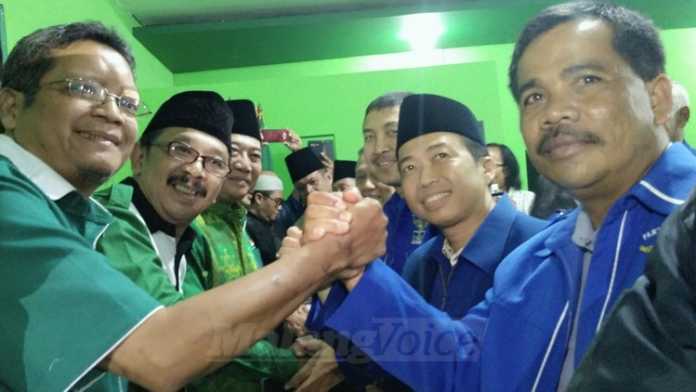 Ketua DPC Partai Demokrat Kabupaten Malang, Gufron Marzuqi, mendaftar sebagai Bakal Calon Wakil Wali Kota Malang melalui PKB. (Muhammad Choirul)
