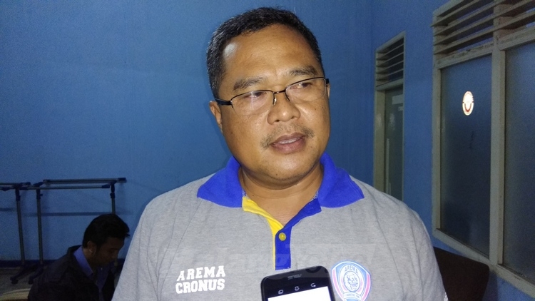 Ketua Panpel Arema FC, Abdul Haris. (deny rahmawan)