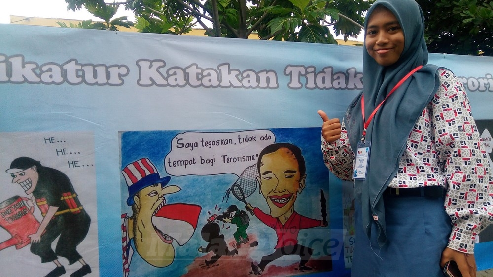Menarik, Salma Gambarkan Jokowi Bawa Jaring Tangkap Teroris