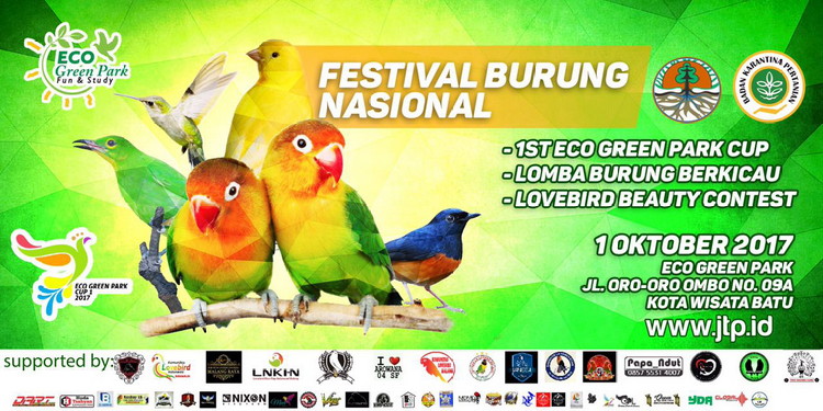 Festival Burung Meriahkan Eco Green Park Festival