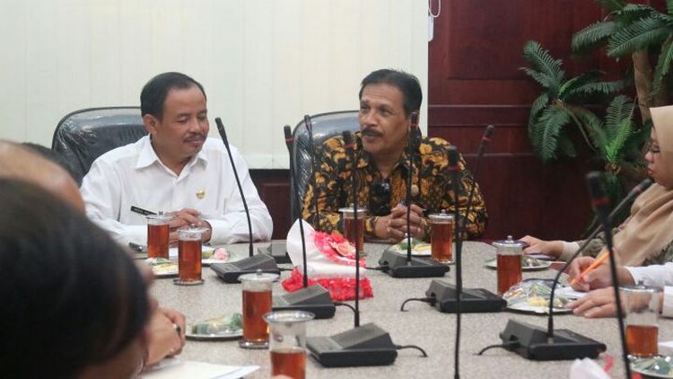 Kementerian Aparatur Negara dan Reformasi Birokrasi (Kemenpan RB) mengevaluasi kinerja Pemkot Malang. (Bagian Humas Pemkot Malang)