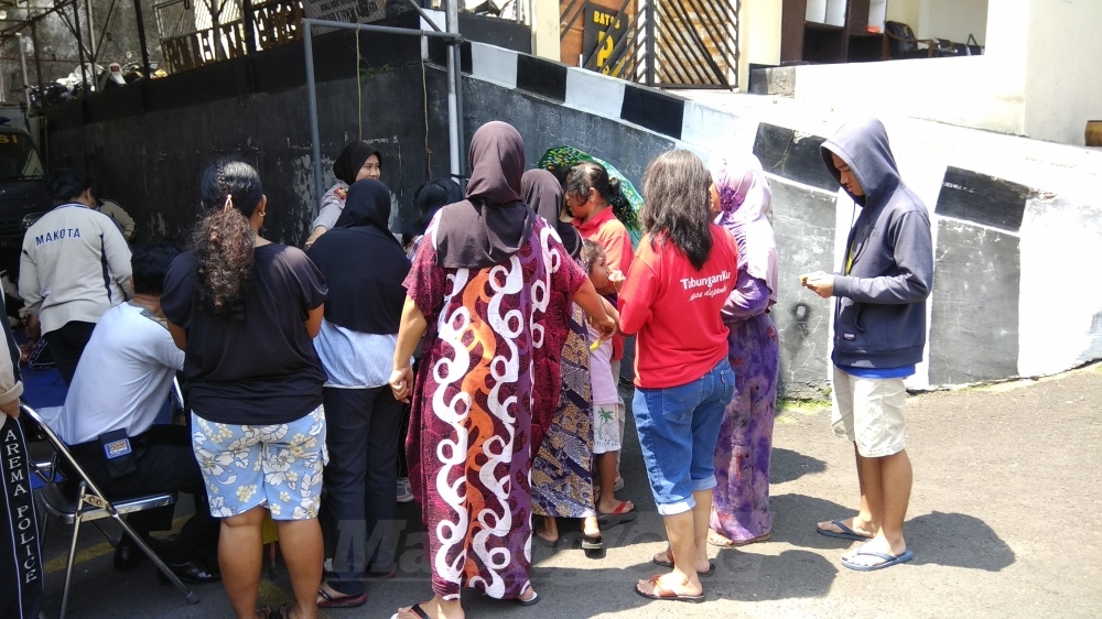 Pembagian Daging Kurban di Polres Malang Kota Berlangsung Tertib
