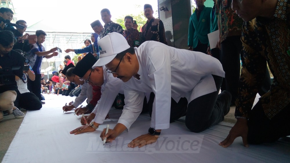 Ribuan Maba Unisma Tandatangani Deklarasi Mempertahankan Pancasila