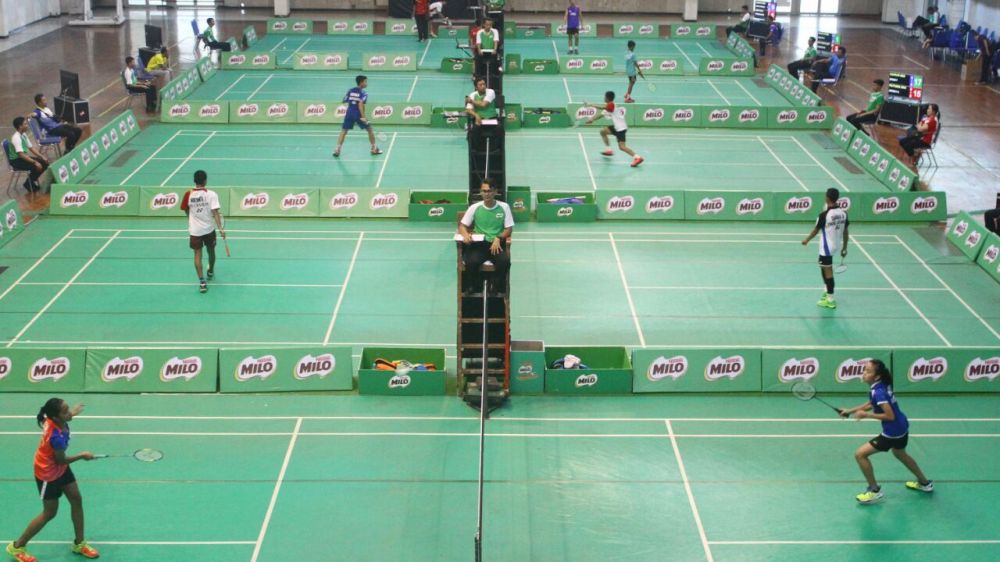 Ratusan Bibit Muda Pebulu Tangkis Bersaing di SIRNAS-MILO Badminton Competition