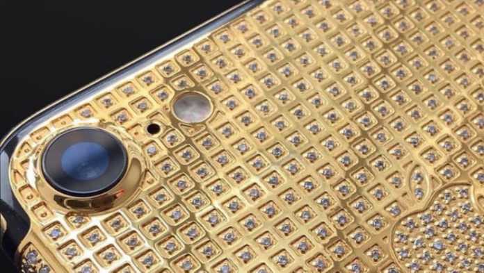 iPhone berlapiskan emas (Goldgenie.com)
